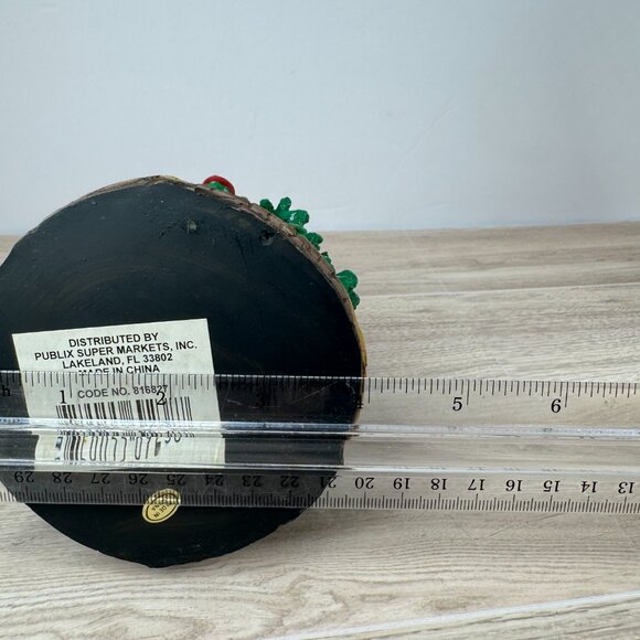 Publix Christmas Tree Figurines Pair Ceramic Holiday Decor - Picture 8 of 9